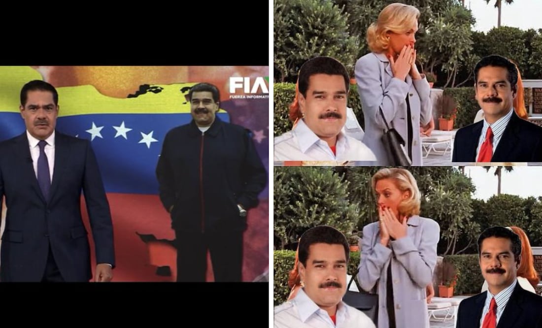 Algunos internautas bromearon con que era imposible distinguir quién era quién, mientras que otros ironizaron con que podían reclamar la millonaria recompensa de Estados Unidos presentando a Alatorre en lugar del presidente venezolano
Foto: Captura de pantalla en X