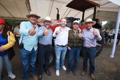 “No les voy a fallar” asegura Santiago Taboada a integrantes de núcleos ejidales del Ajusco