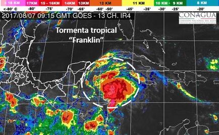 Q. Roo emite alerta amarilla ante proximidad de "Franklin"