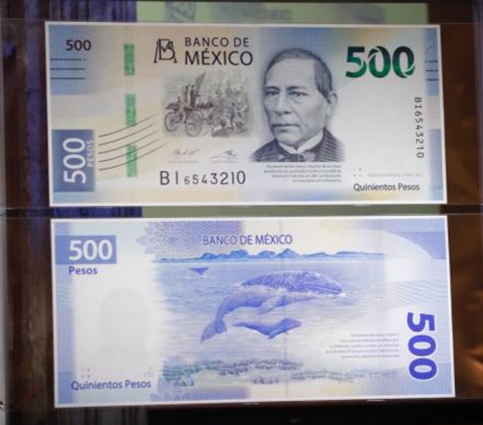 La evolución del billete de 500 pesos en México