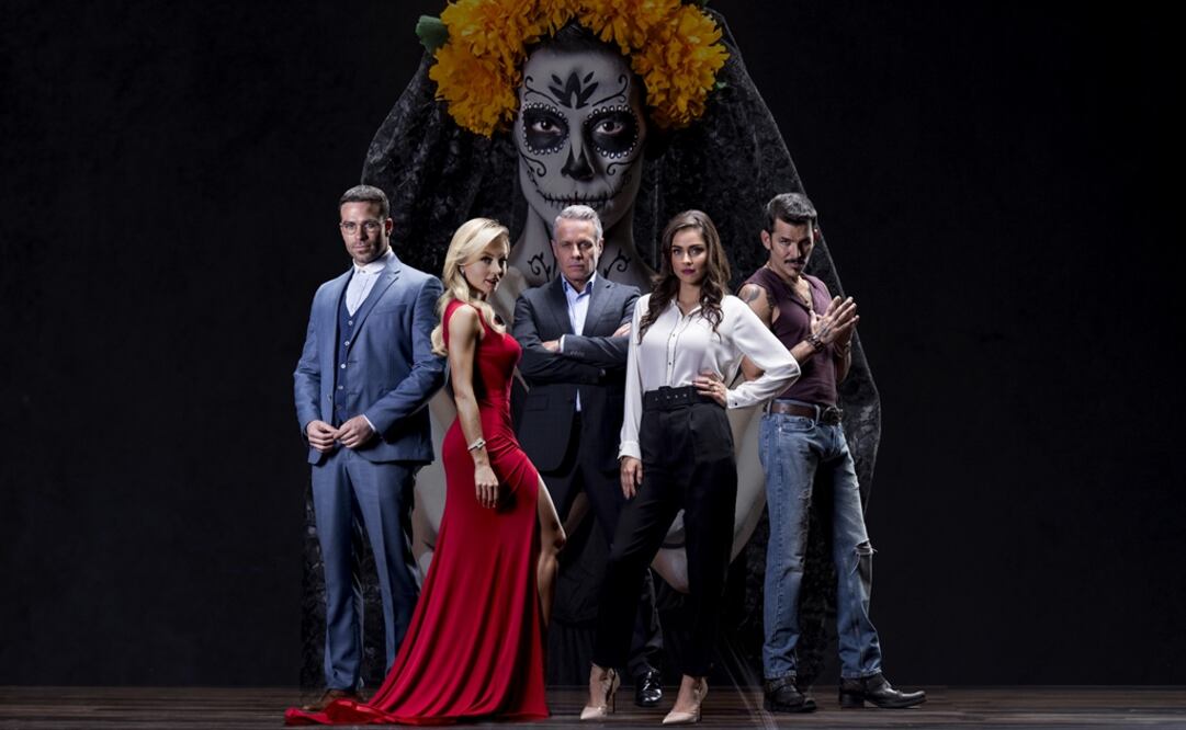 Fotografía cedida por Univision donde aparecen los protagonistas de "Amar a muerte". Foto: EFE/Univision