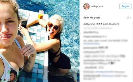 Miley Cyrus levanta sospechas de boda