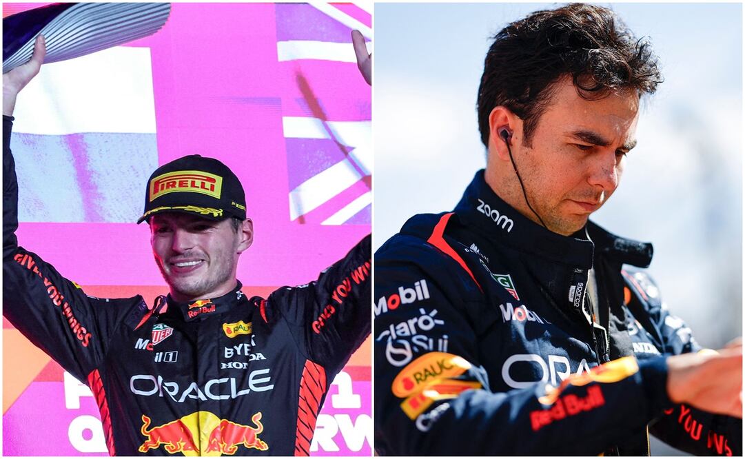 Max Verstappen y Checo Pérez, pilotos de Red Bull Racing - AFP