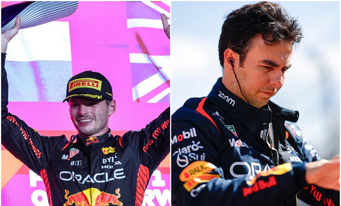 Max Verstappen y Checo Pérez, pilotos de Red Bull Racing - AFP