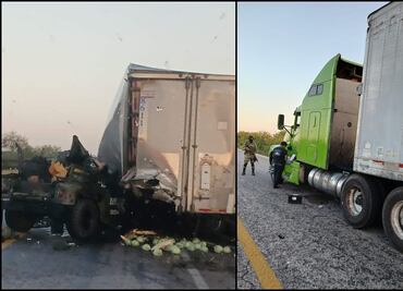 Mueren 6 militares en accidente carretero en Tamaulipas; hay 5 heridos
