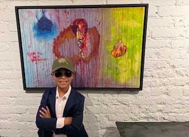 Víctor Gutiérrez Barreras, el pequeño pintor de 9 años que se abre camino en el mundo del arte