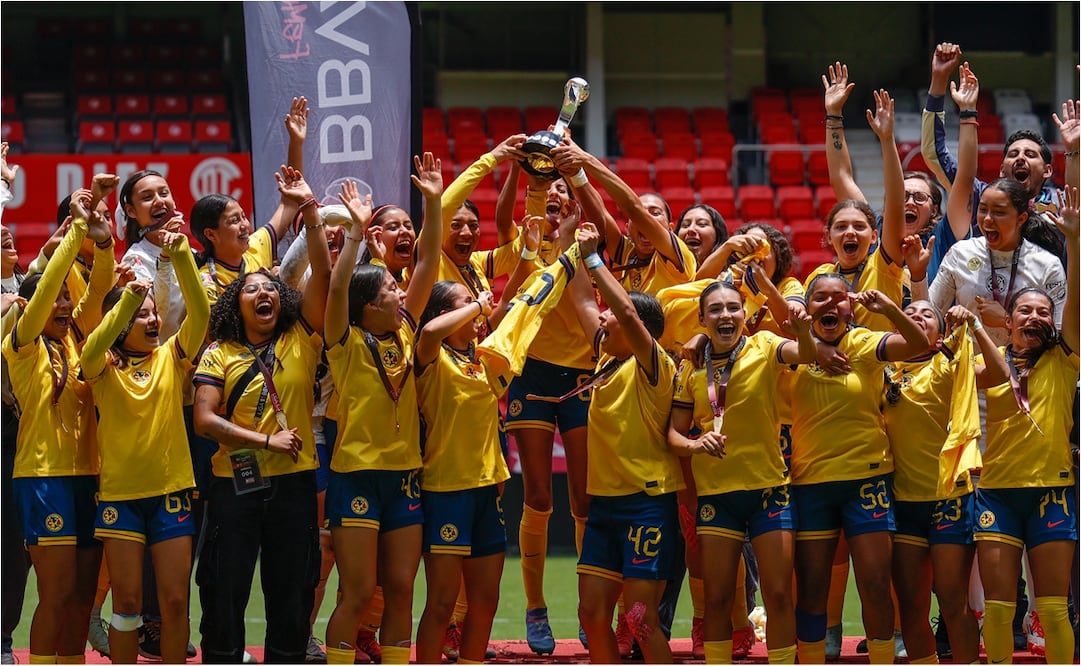 América Femenil Sub 19 conquistó su segundo título. FOTO: IMAGO7