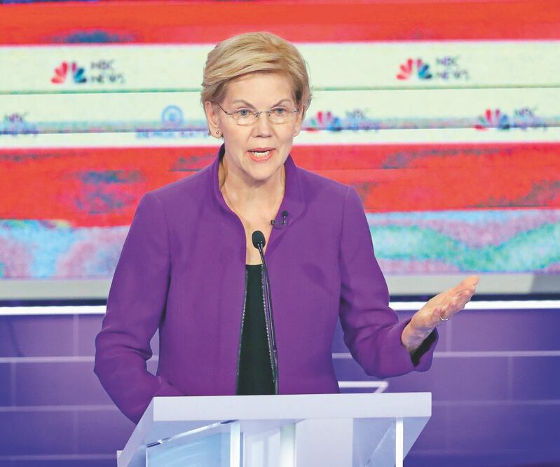 La senadora Elizabeth Warren va al frente de las posibles opciones para ser la compañera de fórmula del precandidato demócrata Joe Biden, según una nueva encuesta de CBS. Warren tiene 36% de apoyo. Foto: ARCHIVO AP