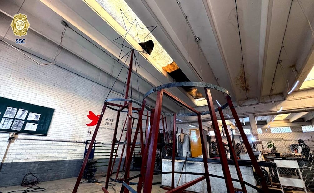 Instalarán Árbol de Navidad monumental en la Glorieta de los Insurgentes; personas privadas de la libertad estarán a cargo de la estructura. Foto: Especial