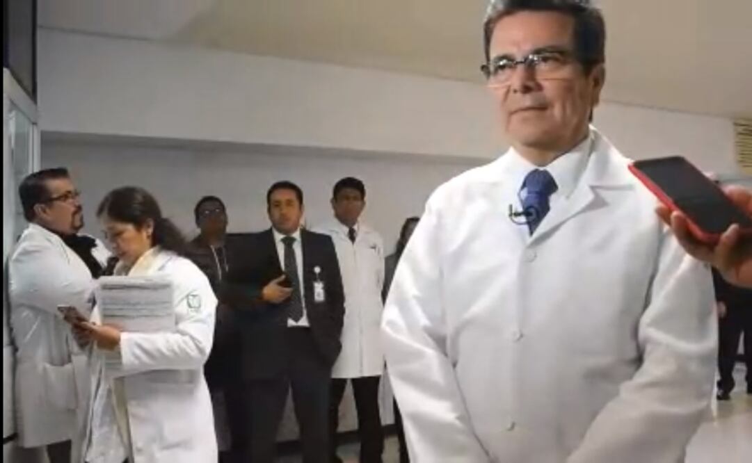 FOTO: video de la entrevista con el titular de la Dirección de Prestaciones Médicas del IMSS, Víctor Hugo Borja
