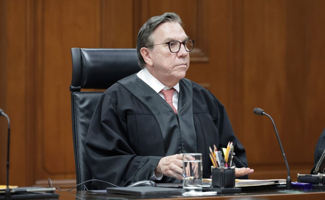 Javier Laynez Potisek en sesión del pleno de la Suprema Corte de Justicia de la Unión en agosto de 2025. Foto: SCJN