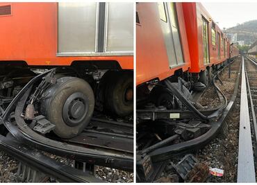Metro CDMX: Tren de L3 se descarrila en talleres de Ticomán; personal ya indaga las causas