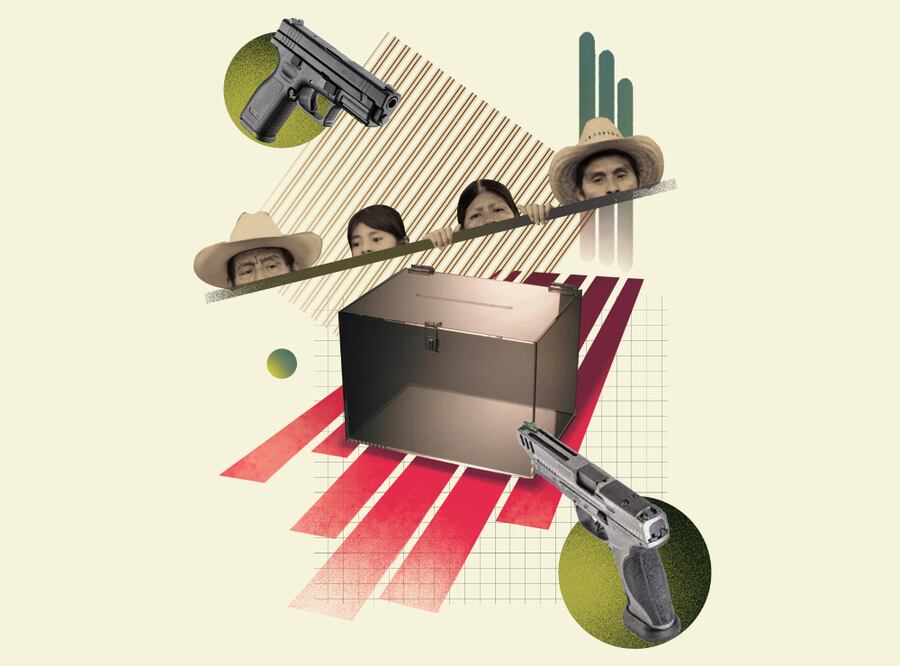 Elecciones Chiapas. ilustración: Liliana Pedraza