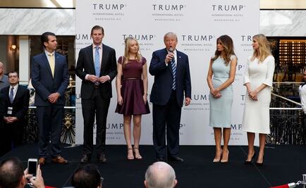 Donald Trump niega haber pedido autorización de alta seguridad para sus hijos 