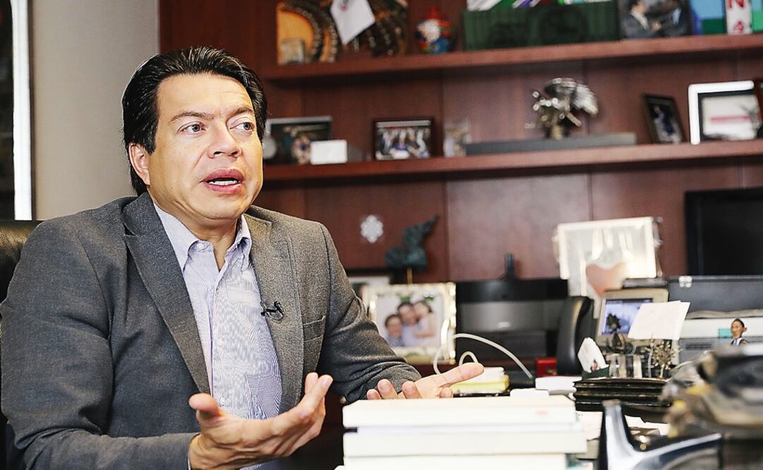 Mario Delgado proposed cuts to the Congress' budget - Photo: Lucía Godinez/EL UNIVERSAL