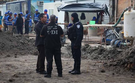 Hallan presuntos restos óseos dentro de obra en construcción en pleno Paseo de la Reforma; autoridades ya investigan