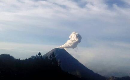 Ash, gas and steam emissions continue at Colima Volcano