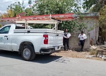 Retienen a empleados de la CFE por apagones en Mulchechén, Yucatán