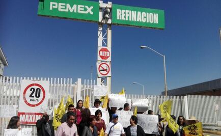 Toman de forma simbólica instalaciones de Pemex en Puebla