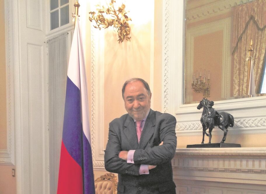 Eduard R. Malayan, en la Embajada de la Federación de Rusia (ARCHIVO EL UNIVERSAL)