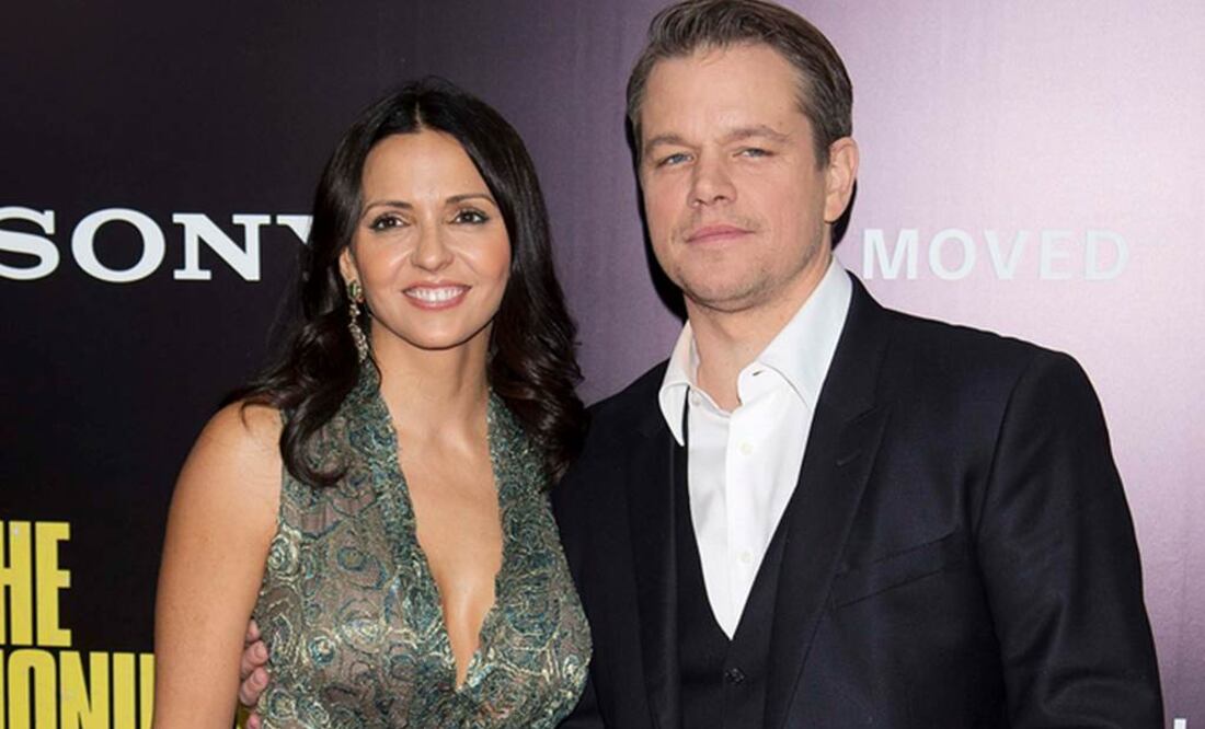 Matt Damon está casado con una argentina Foto: Archivo