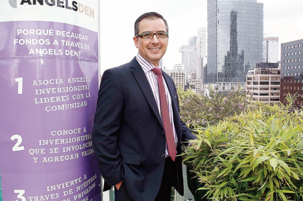 Israel Pons, Director de Angels Den México (ARIEL OJEDA. EL UNIVERSAL)
