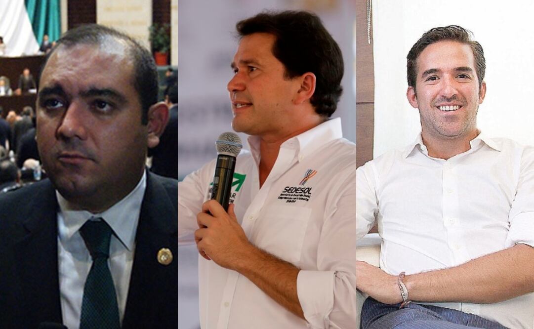 Felipe Cervera, Mauricio Sahuí y Pablo Gamboa Miner. Fotos de Yazmín Rodríguez y Juan Carlos Reyes