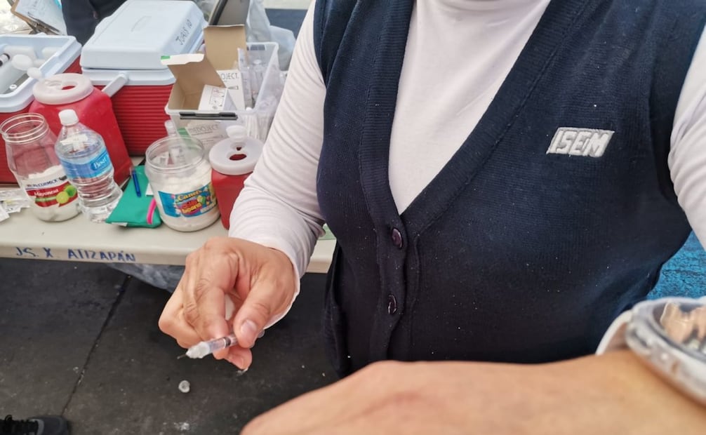 Suspende Atizapán evento “Atizalove” por medidas sanitarias ante sarampión; continúan habilitados módulos de vacunación.
Foto: Gisela González Granados