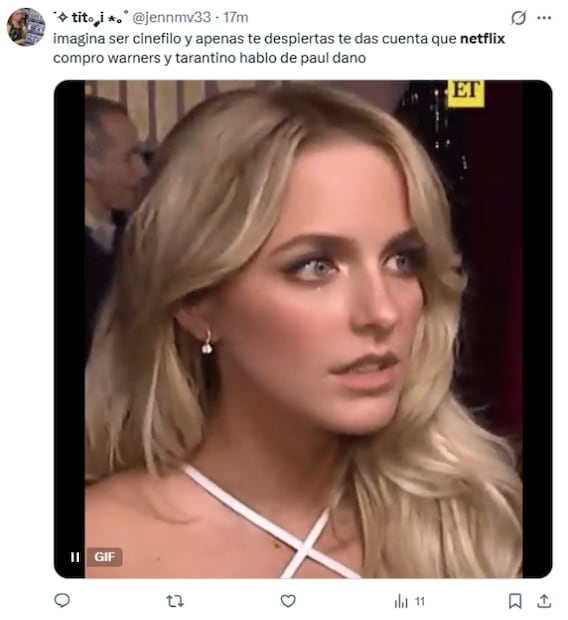 Los mejores memes de la compra de Warner Bros Discovery por parte de Netflix; así reaccionaron en X. Fuente: X