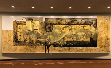 México obsequia a la ONU cuadro de Manuel Felguérez