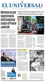 Portada impresa del 23 de octubre de 2024