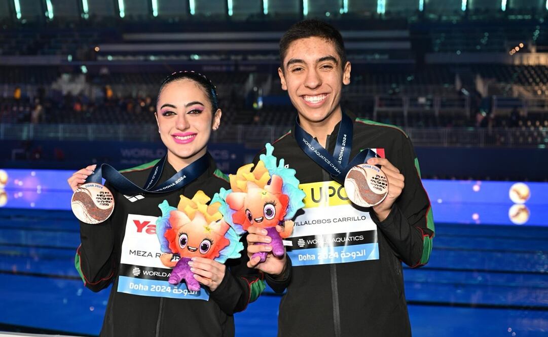 Los mexicanos Trinidad Meza y Diego Villalobos ganan medalla histórica a ritmo de “La Llorona”