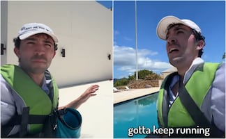 La vez que un youtuber ingresó a la isla privada de Jeffrey Epstein; video muestra enigmático sitio