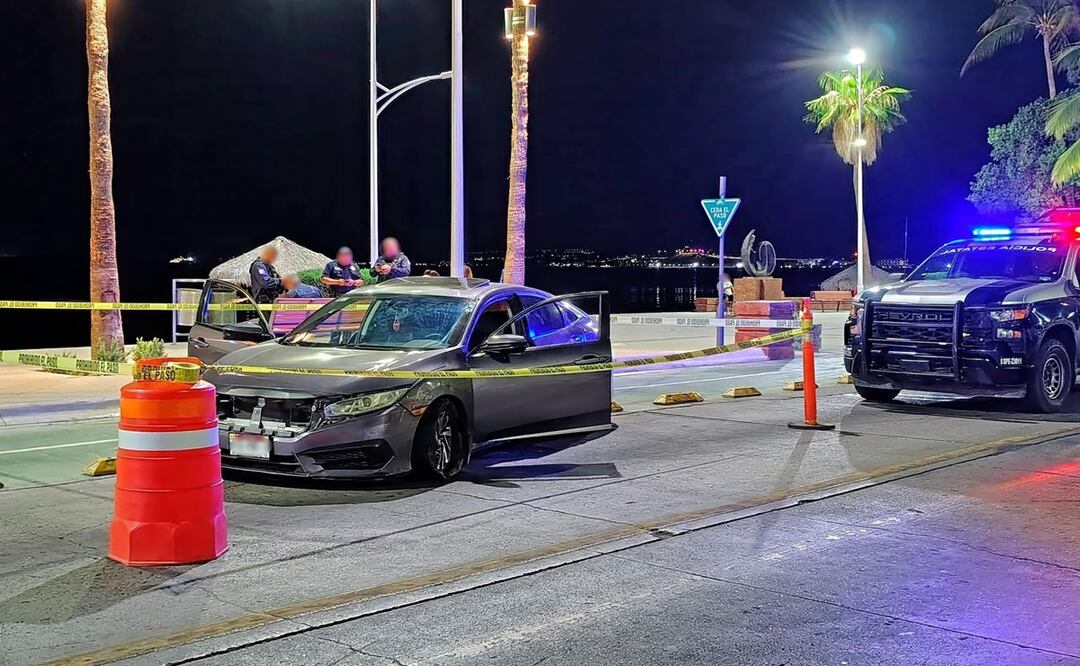 Atacan a balazos a conductor de Uber en La Paz, BCS; circulaba por zona turística. Foto: Esepcial