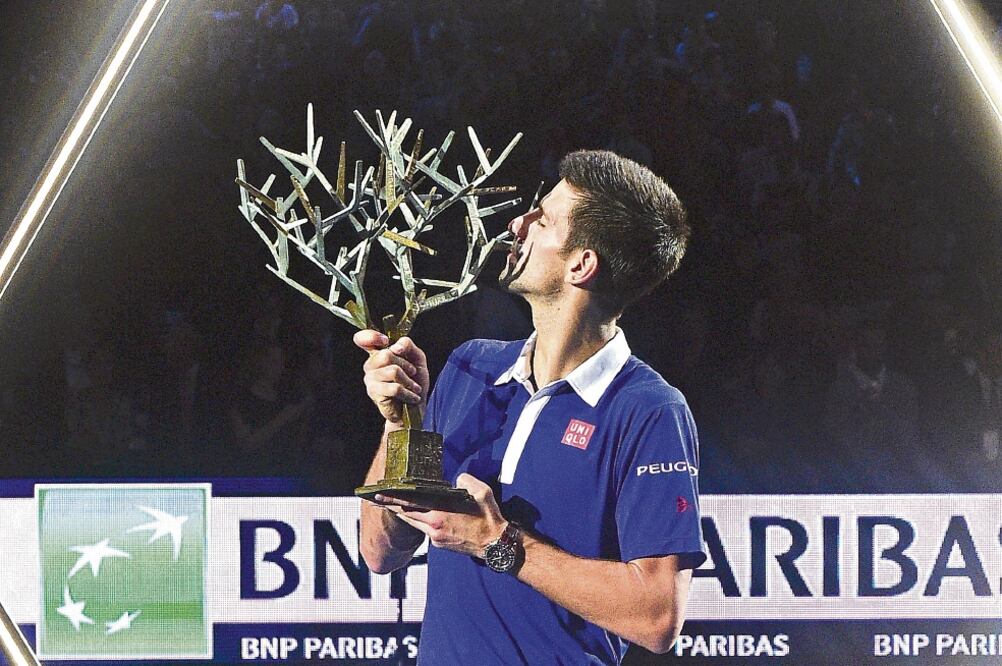 El serbio llegó a 58 títulos en su carrera, 26 Masters (XINHUA)