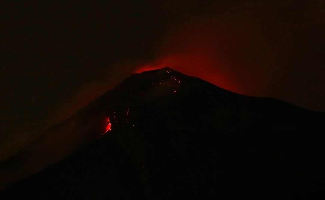 Fuego volcano is pictured after it erupted violently, in San Juan Alotenango, Guatemala June 3, 2018. REUTERS/Luis Echeverria