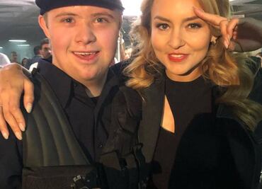 Luciano, hijo de Leticia Calderón, celebra su debut en telenovela junto a Angelique Boyer