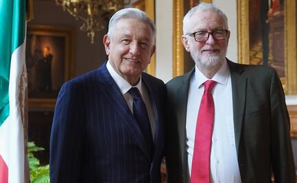 AMLO se reúne con exlíder Laborista, Jeremy Corbyn, "una esperanza para el pueblo del Reino Unido”