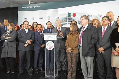 Fracciones endurecen posturas en el Senado