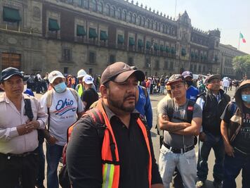 Trabajadores de construcción solicitan apoyo económico por contingencia de Covid-19