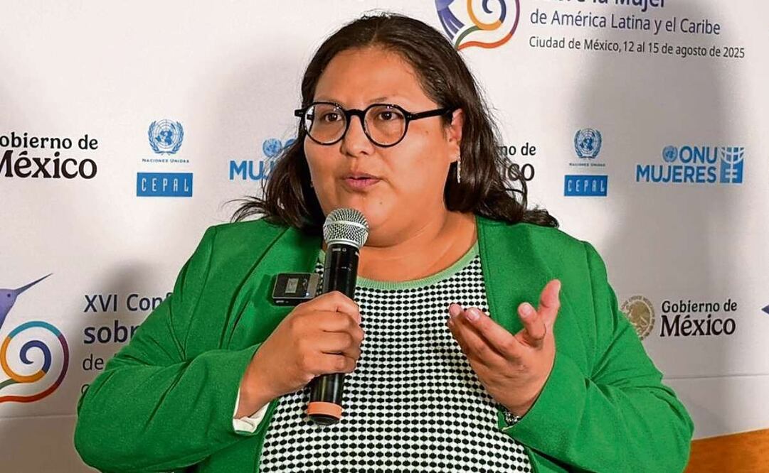 Citlalli Hernández, titular de la Secretaría de las Mujeres, dijo que más tarde se anunciará la inversión. Foto: Especial