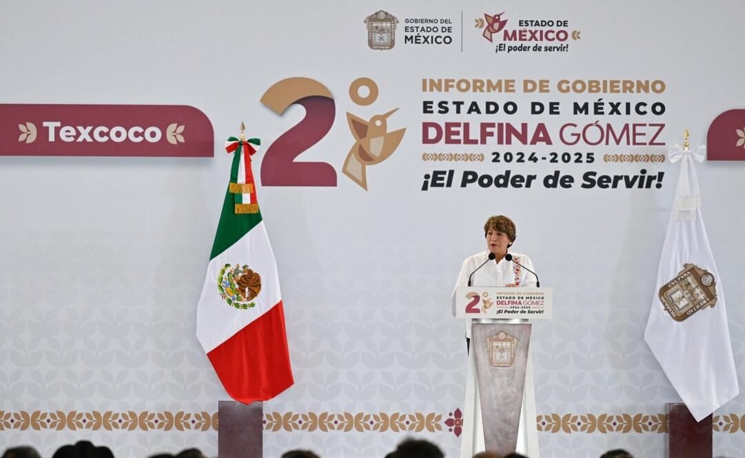 Presenta Delfina Gómez informe regional en Texcoco con acciones para el oriente del Edomex
Foto: Especial
