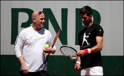 VIDEO. Agassi y Djokovic entrenan por primera vez
