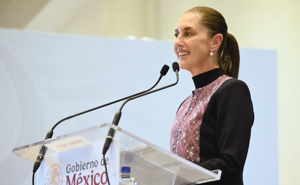 La presidenta de México, Claudia Sheinbaum, durante su gira "Honestidad y Resultados" en Querétaro el 18 de septiembre de 2026. Foto: Presidencia