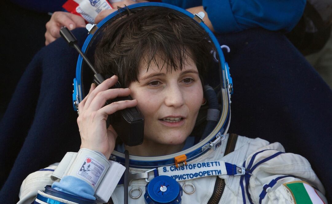 Imagen de archivo de la astronauta italiana Samantha Cristoforetti. Foto: AP /Ivan Sekretarev, Pool, archivo