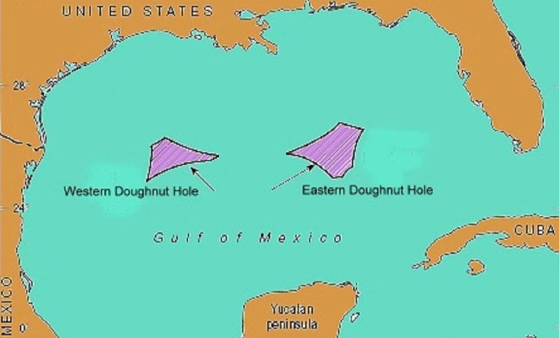 The Western Polygon is an area in the waters of the Gulf of Mexico that has oil and gas deposits but no clear boundaries. (Photo: Special)