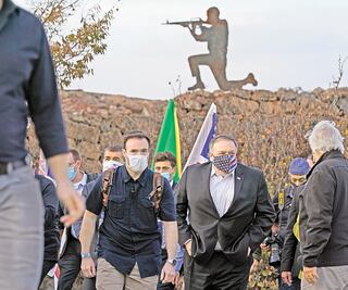 Critican visita de Pompeo a los Altos del Golán