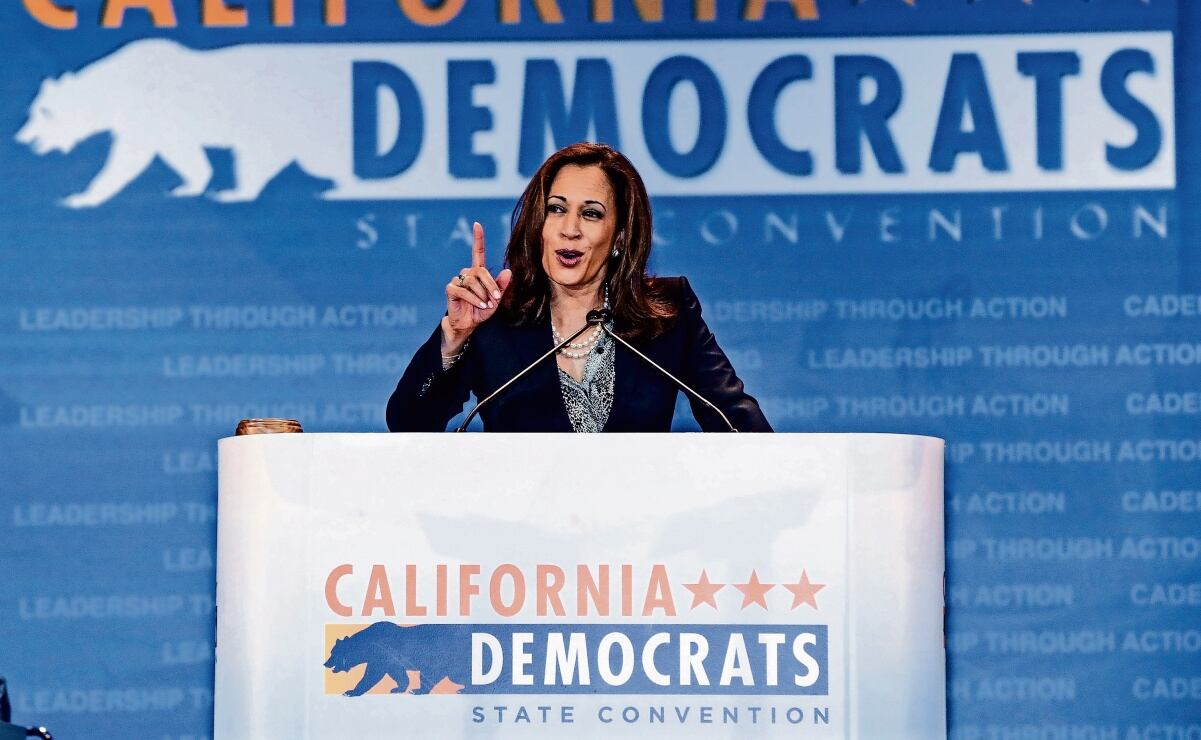 La candidata presidencial demócrata Kamala Harris. Foto: AP