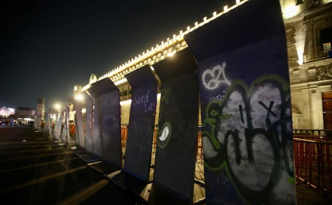 Monumentos fueron protegidos por vallas. Foto: Valente Rosas / EL UNIVERSAL