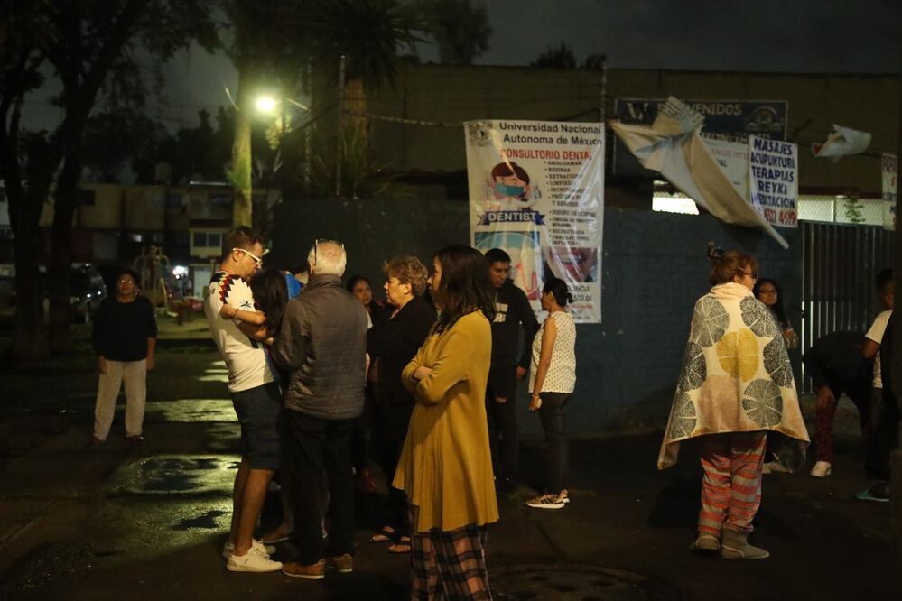 Alerta sísmica en Coyoacán. Foto: Germán Espinosa
